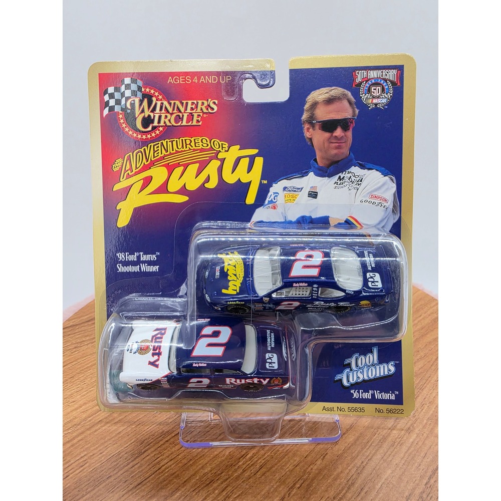 Winners Circle Rusty Wallace 98 Ford Taurus 56 Ford Victoria 1:64 Diecast Set